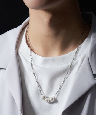 WEGO M立体モチーフ3連ネックレス 柄4