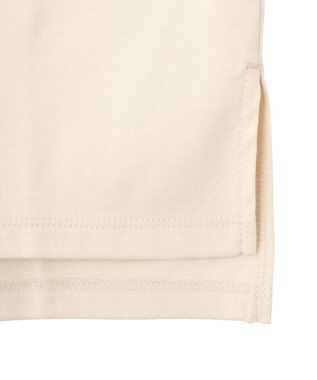 YECCA VECCA コットンスムースノースリーブトップス Beige