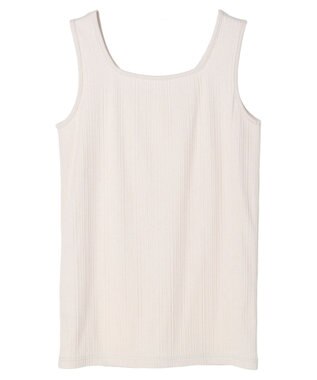 Green Parks 前後２ｗａｙリブタンク Light Beige