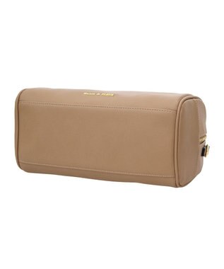 Maison de FLEUR マットワイドボストンバッグ Light Brown