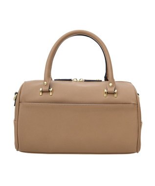 Maison de FLEUR マットワイドボストンバッグ Light Brown