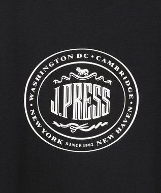 J.PRESS MEN 【WEB限定】オーバルロゴ Tシャツ ブラック系