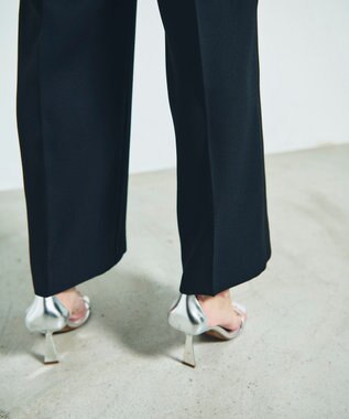 GRACE CONTINENTAL サテンベイカーパンツ ブラック