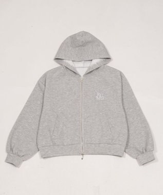 WEGO ダンボールレースパーカー 杢グレー