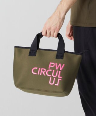 PW CIRCULUS 【UNISEX】ロゴ カートバック ゴルフ カーキ系