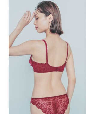 Wing Wing Lesiage　【2780シリーズ】　ブラジャー　ふっくらまる胸　総レース　ウイング／ワコール　PB2780 レッド