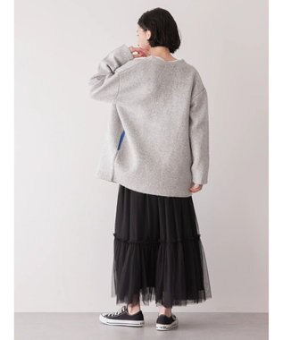 AMERICAN HOLIC ティアードチュールスカート Black