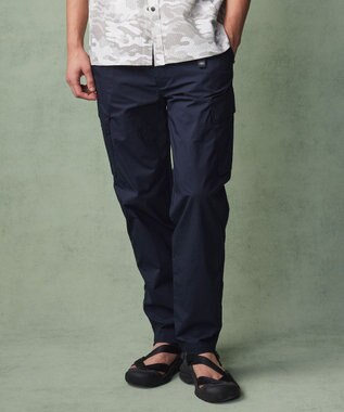 JOSEPH ABBOUD MOUNTAIN 【軽量】ハイパワーストレッチカルゼ トレッキングカーゴパンツ ネイビー系