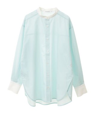 AMERICAN HOLIC イージーケアバンドカラーロングシャツ Mint