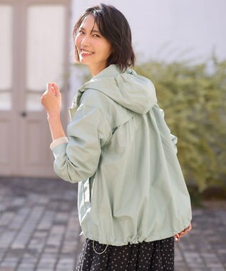 ANY 【撥水/UVカット/手洗い可】ラク映え撥水マウンパ ライトグリーン