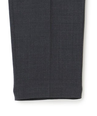 ICB L 【UVカット・洗える】ウール2WAYストレッチ スティックパンツ チャコール