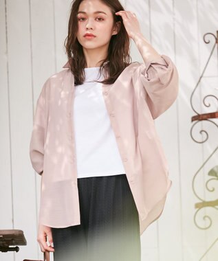 美人百花6月号掲載 コットンライクシアーボイル シャツ Feroux ファッション通販 公式通販 オンワード クローゼット