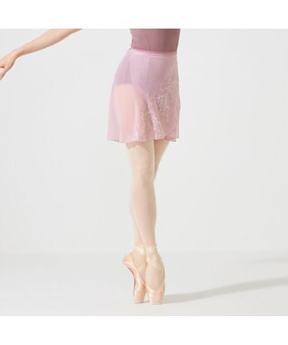 Chacott ◎【Nela ライン】巻きスカート グレイッシュライラック