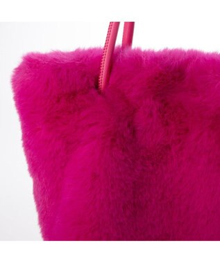 UNBILLION カシュカシュ cachecache / フェイクラビットハトメトートバッグ ピンク