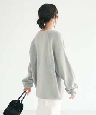 CRAFT STANDARD BOUTIQUE 【ユニセックス】アニマルジャガードニット Gray