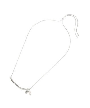 earth music&ecology スマイリースライドネックレス Silver