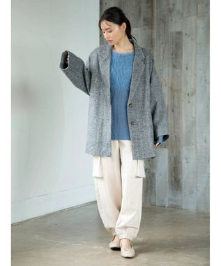 Green Parks ・Ｐｅｔｉｔ　Ｆｌｅｕｒ　シャギーキリカエニット Blue