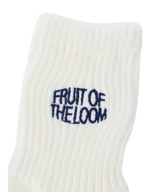 Green Parks ■ＦＲＵＩＴ　ＯＦ　ＴＨＥ　ＬＯＯＭ　３Ｐロゴ刺繍ソックス Mix