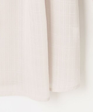 ANY SIS 【美人百花11月号掲載】シャドーチェックボウタイ ブラウス ローズグレー