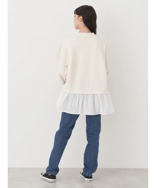 earth music&ecology ダンボールレイヤードチュニック Ivory