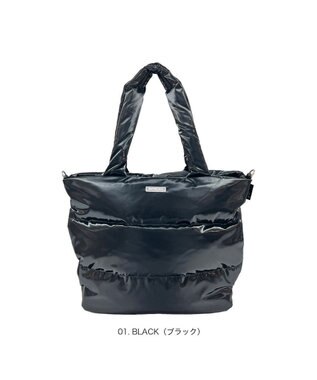 ROOTOTE 3685【弾む軽さフェザールー】FE.ミディアム.モダーン-A 01：ブラック