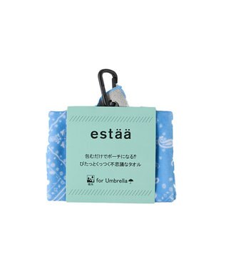 MOONBAT エスタ (estaa) くっつきタオル ジラフ ターコイズブルー