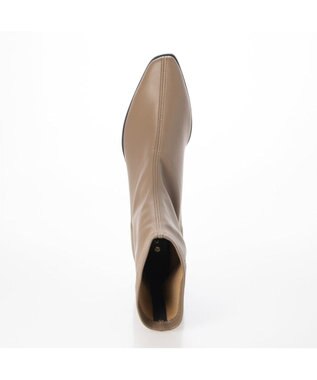 MODE ET JACOMO <carino>【レイン対応】フレアヒールストレッチブーツ オーク