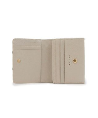 CLATHAS ソフィア 内ボックス二つ折り財布 アイボリー