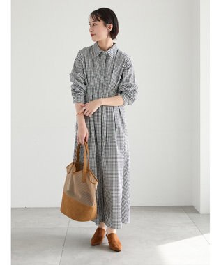 Te chichi サッカーウエストシェイプワンピース ギンガムチェック