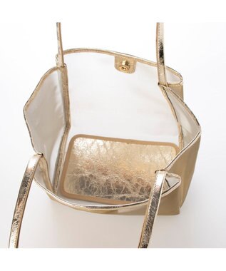 UNBILLION カシュカシュ cachecache / チュールメッシュビッグトート ゴールド