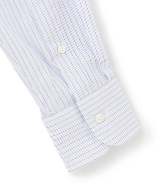 J.PRESS MEN 【PREMIUM PLEATS / 形態安定】BROADジャーミンストライプシャツ / レギュラー サックスブルー系1