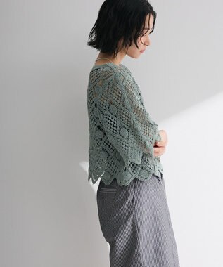 Green Parks ・ＳＵＧＡＲ　ＳＰＯＯＮ　クロシェプルオーバー Ivory