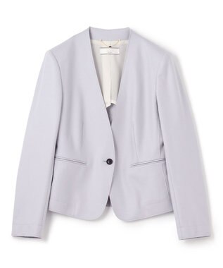 BEIGE， 【S-size】CORBY / ノーカラージャケット Sax