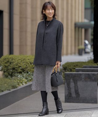 J.PRESS LADIES 【2way】バンブー バッグ ブラック系