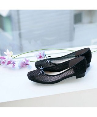 Riz raffinee <Riz raffinee>メッシュバレエシューズ