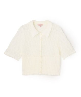 TOCCA 【星風まどかさん着用】SPIDER LACE KNIT レースニットカーディガン アイボリー系