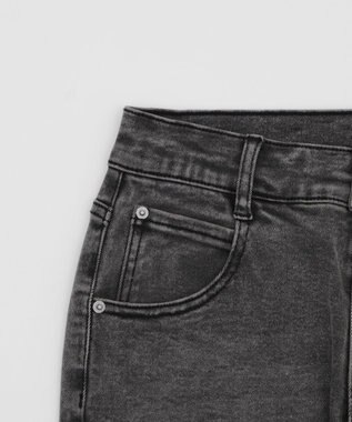 WEGO ストレッチフレアデニムパンツ ブラック