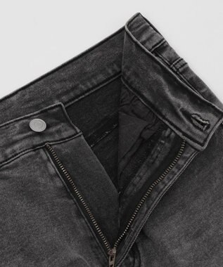 WEGO ストレッチフレアデニムパンツ ブラック