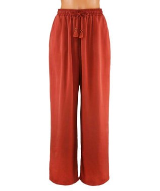 San-ai Resort（三愛水着楽園） 【SALE】【UPF50＋】　ロングパンツ　M【Coral veil（コーラルヴェール）】 オレンジ