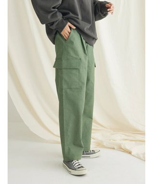 CRAFT STANDARD BOUTIQUE ストレッチカーゴパンツ Khaki