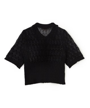TOCCA 【星風まどかさん着用】SPIDER LACE KNIT レースニットカーディガン ブラック系