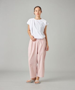 Chacott マイクロドットワイドパンツ ピンク