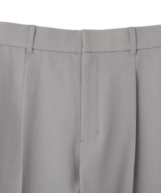 Green Parks きれシルストレートワイドパンツ Gray