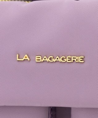 LA BAGAGERIE ダブルフロントポケットショルダー ライトパープル