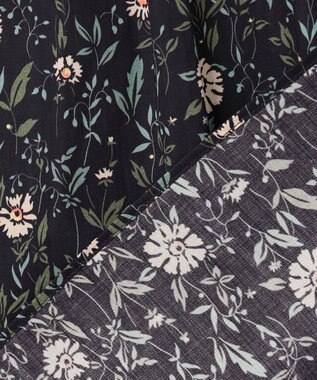 J.PRESS LADIES S 【一枚で着映え】LIBERTYコンビ バックデザイン カットソー ネイビー系