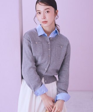 earth music&ecology ダブルポケットカーディガン