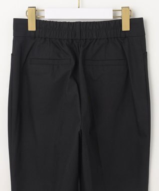 ANY SIS 【接触冷感・UVカット・撥水】クールタッチテーパード パンツ ブラック