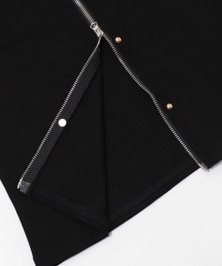 WEGO オフショルスタッズデザイントップ ブラック