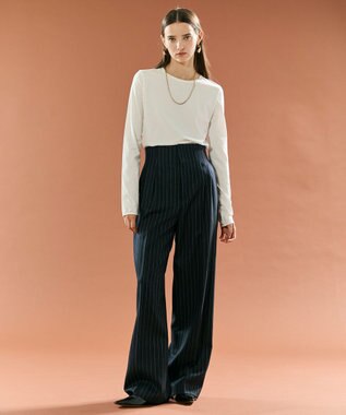 BEIGE， 【洗える】SORE / シアーコットンクルーネックカットソー White