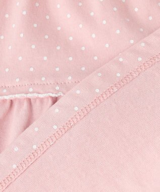 組曲 KIDS 【80-100㎝】 ドットティアードチュニック ピンク